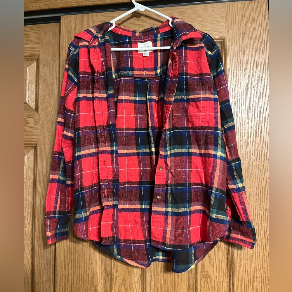 American Eagle Flannel, Boyfriend Fit XS